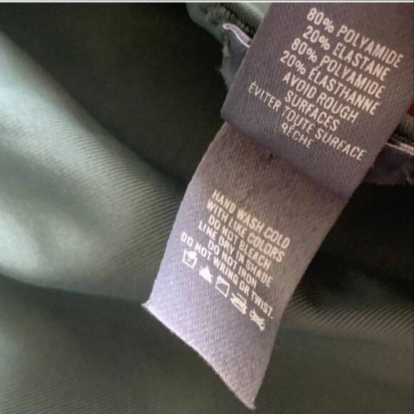 Aerie Ribbed One-Piece Swimsuit - Green - Women's SP (SmallSlim) - Picture 7 of 10